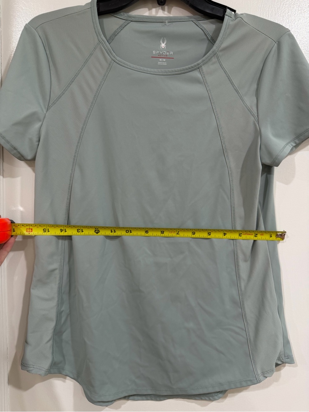 Spyder Light Sage Green Short Sleeve Performance Tee - Picture 5 of 6